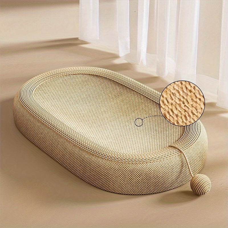 Sisal Cat Scratch with Integrated Litter Box