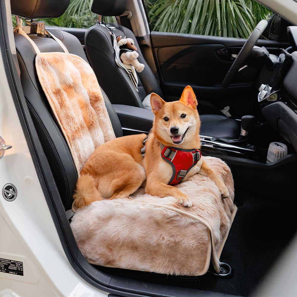 Plush Calming Car Seat Protector Cover