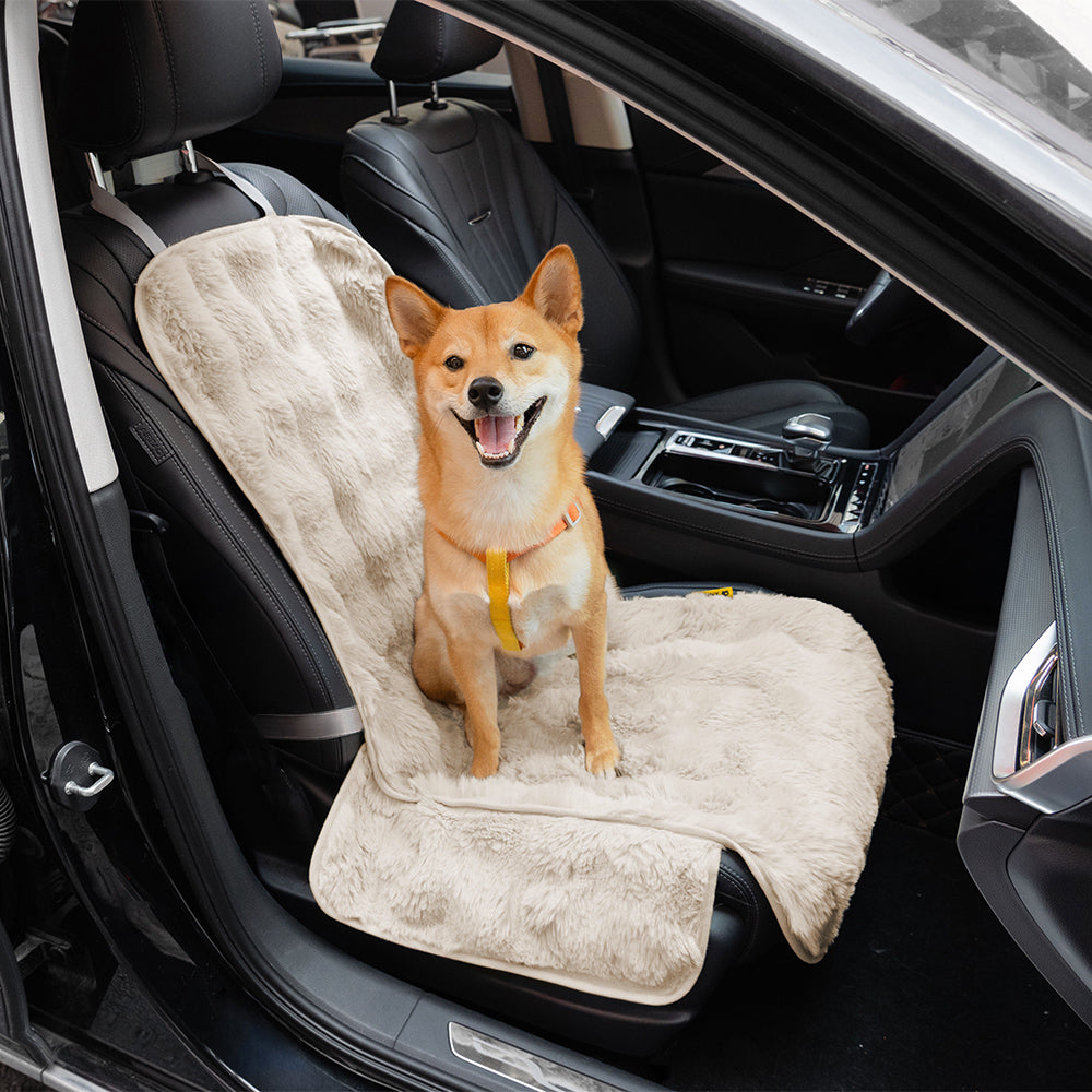 Plush Calming Car Seat Protector Cover