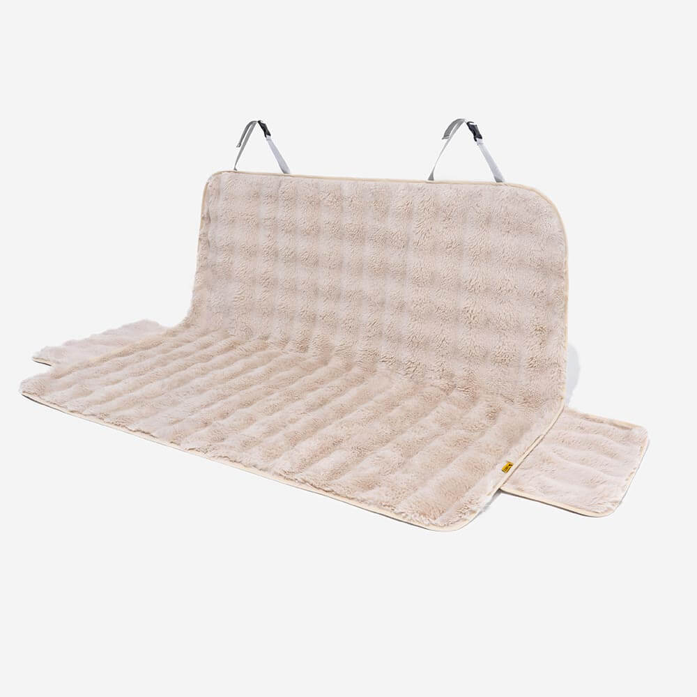Plush Calming Car Seat Protector Cover