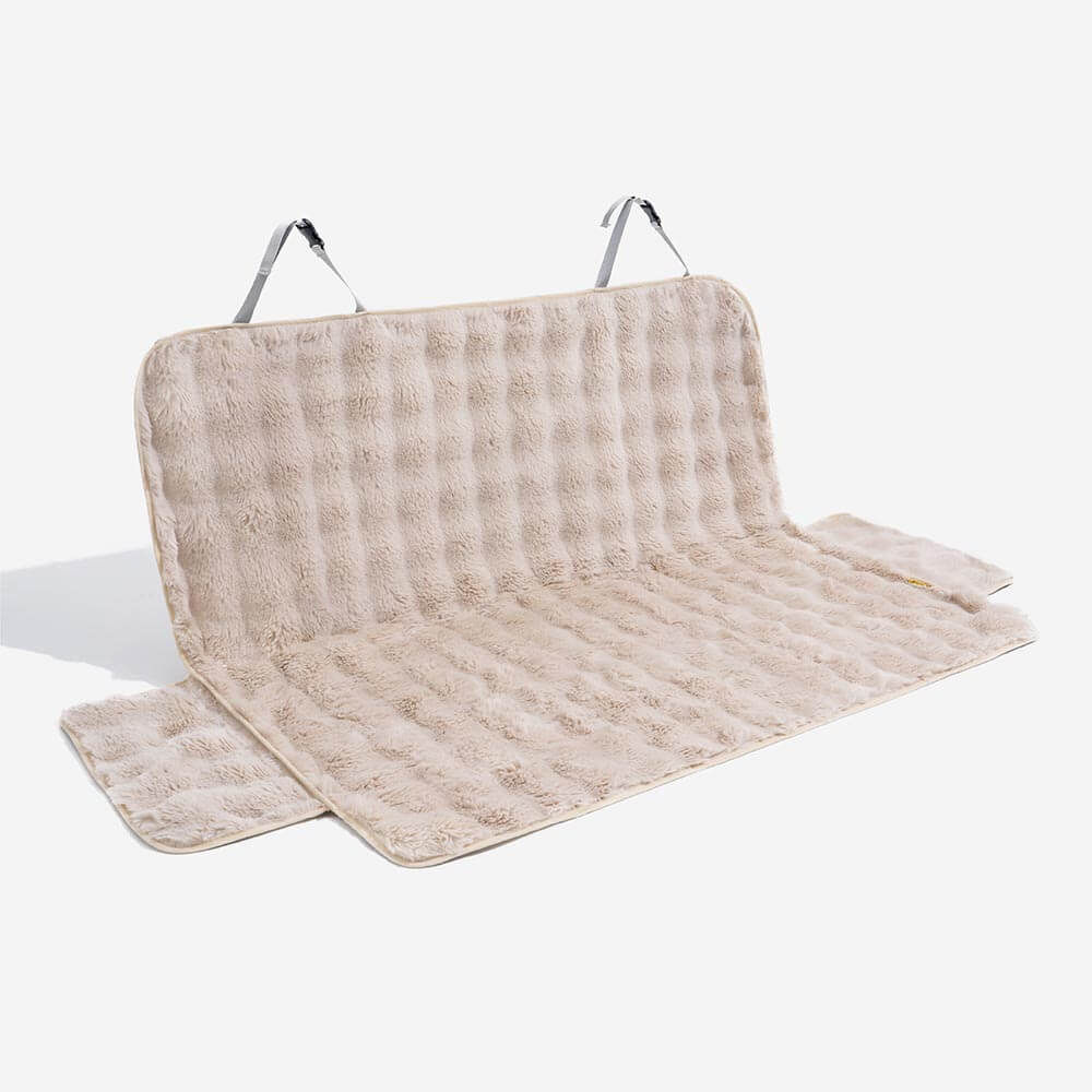 Plush Calming Car Seat Protector Cover