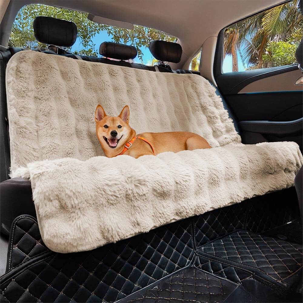 Plush Calming Car Seat Protector Cover