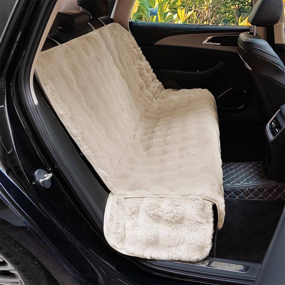 Plush Calming Car Seat Protector Cover