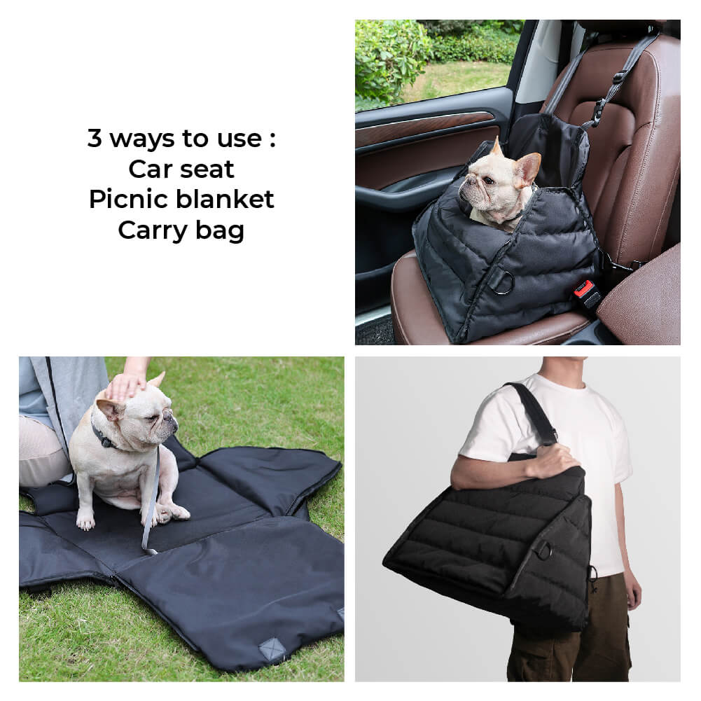 Multi-function Dog Car Seat Carrier