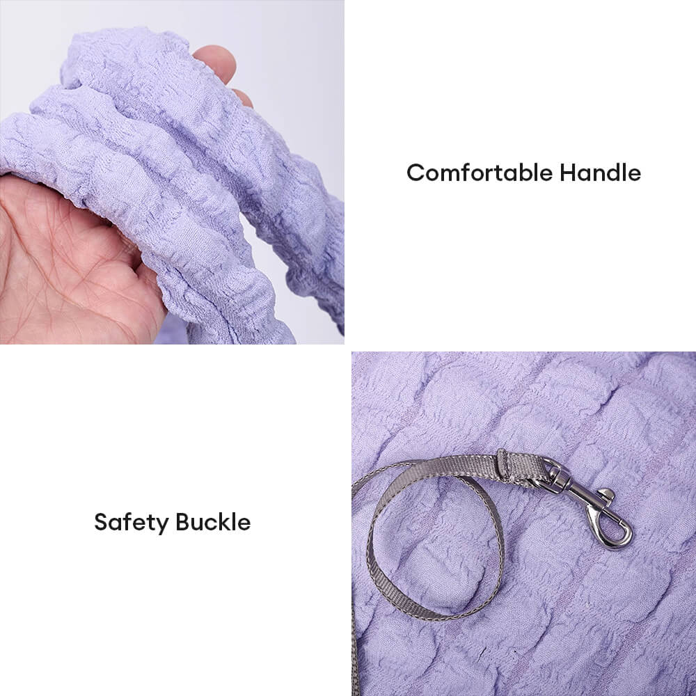 Pleaded Cozy Light Breathable Detachable Pet Carrier Bag
