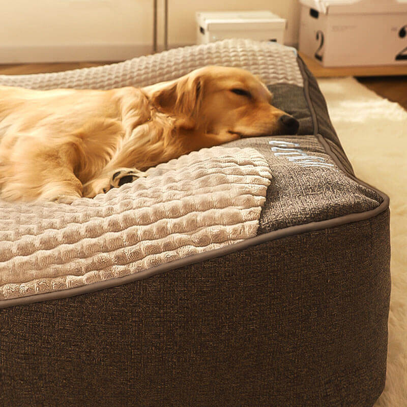 Thick Spine Protection Dog Cushion Bed