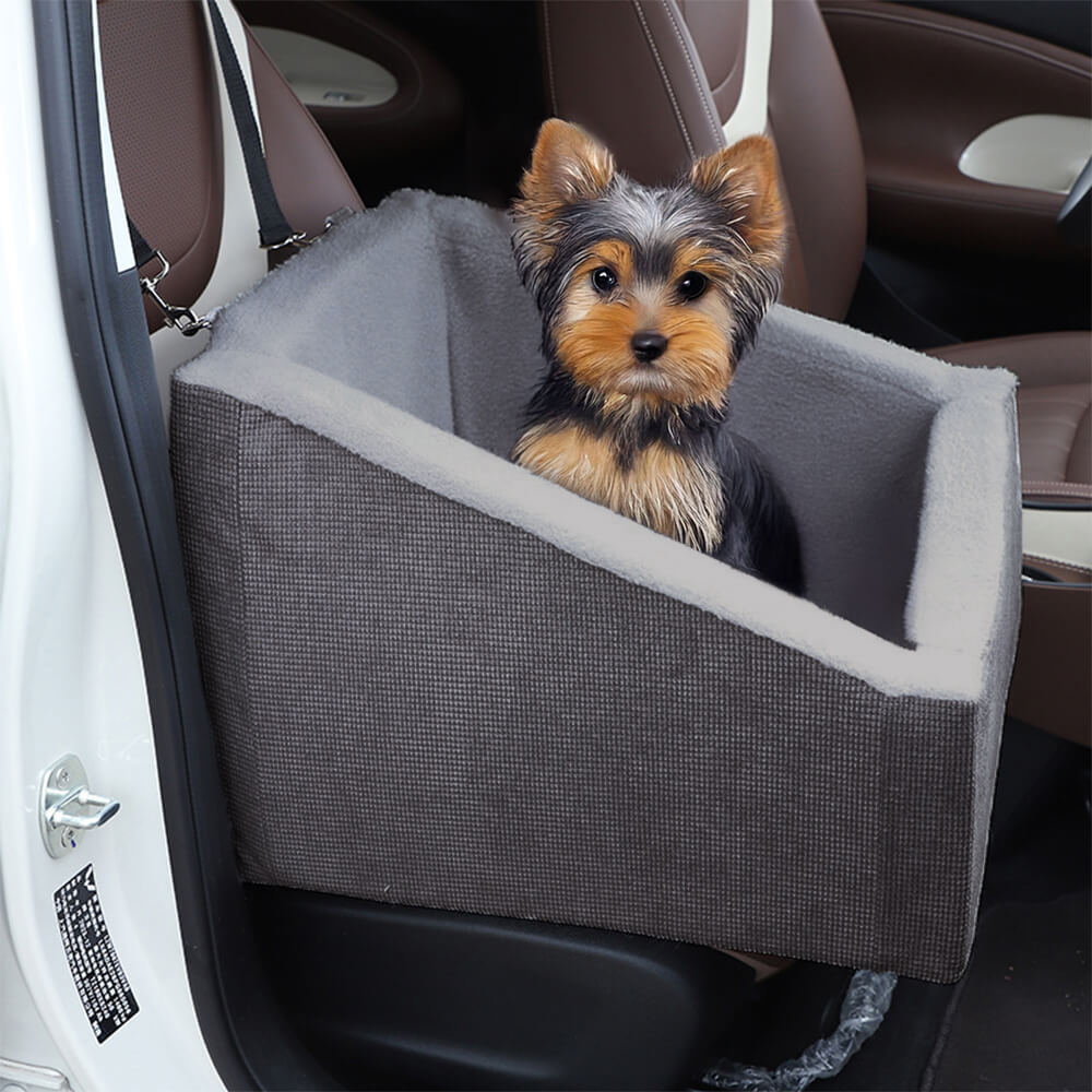 Elevated Travel Booster Comfy Dog Car Seat