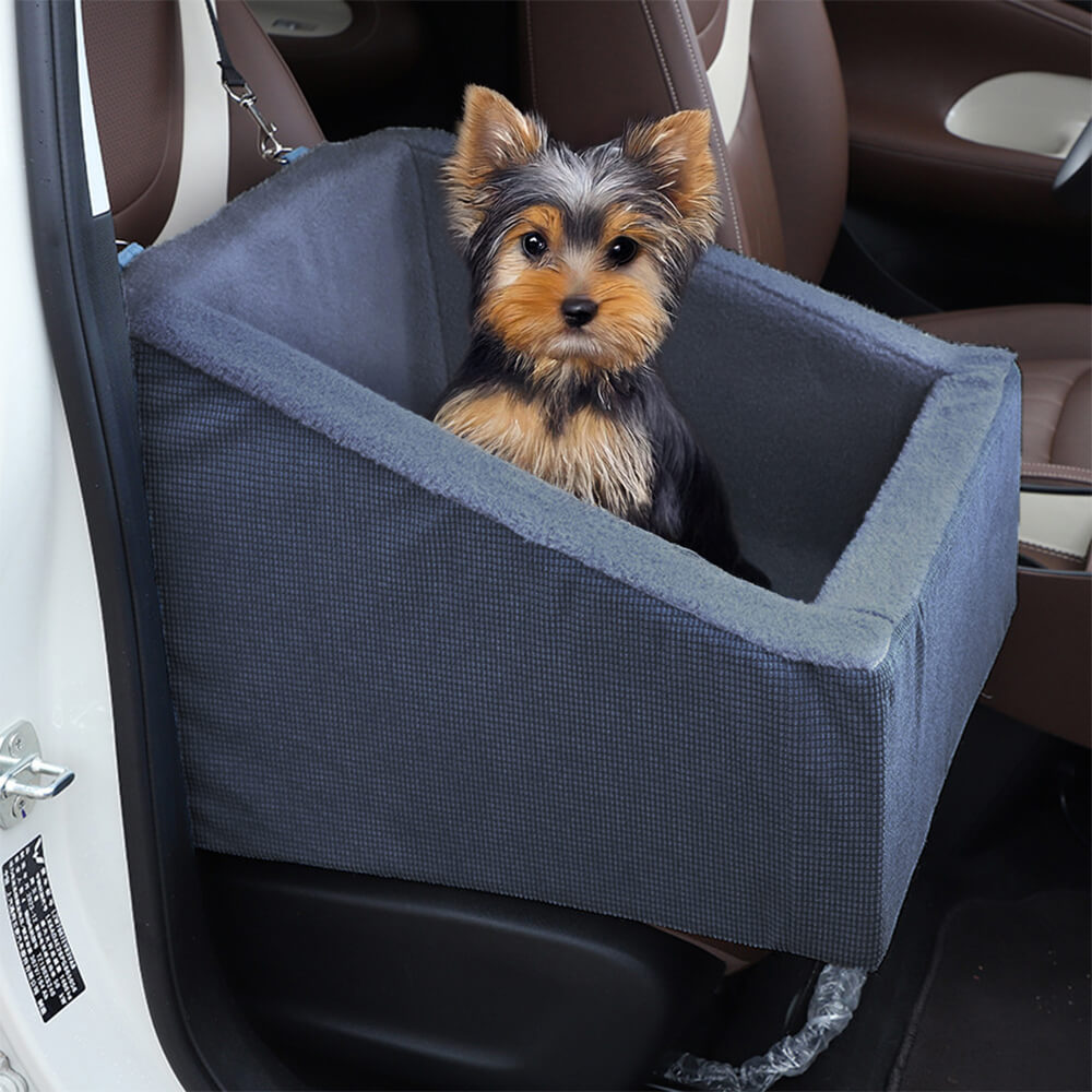 Elevated Travel Booster Comfy Dog Car Seat