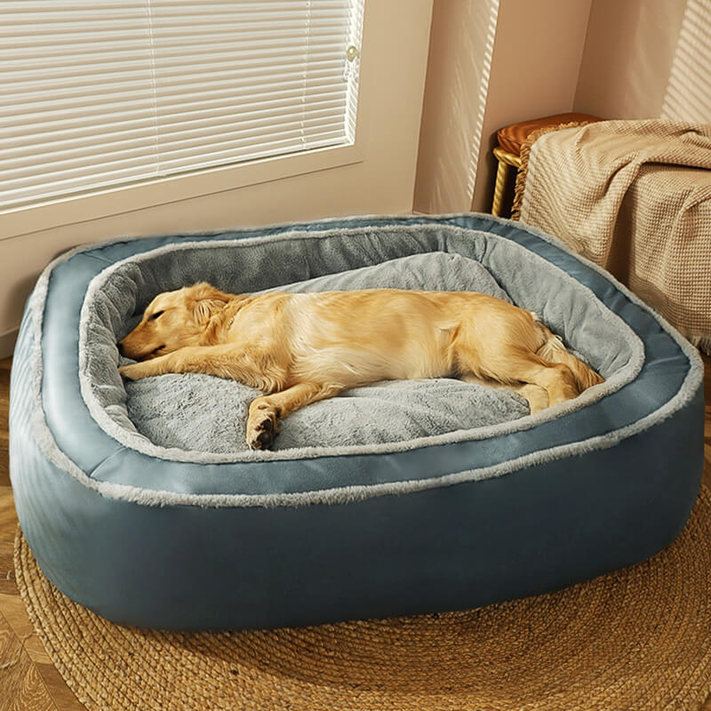 Large Cozy Deep Sleeping Dog Bed