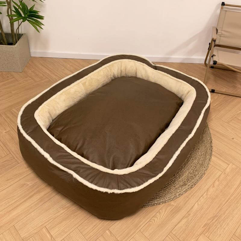 Large Cozy Deep Sleeping Dog Bed