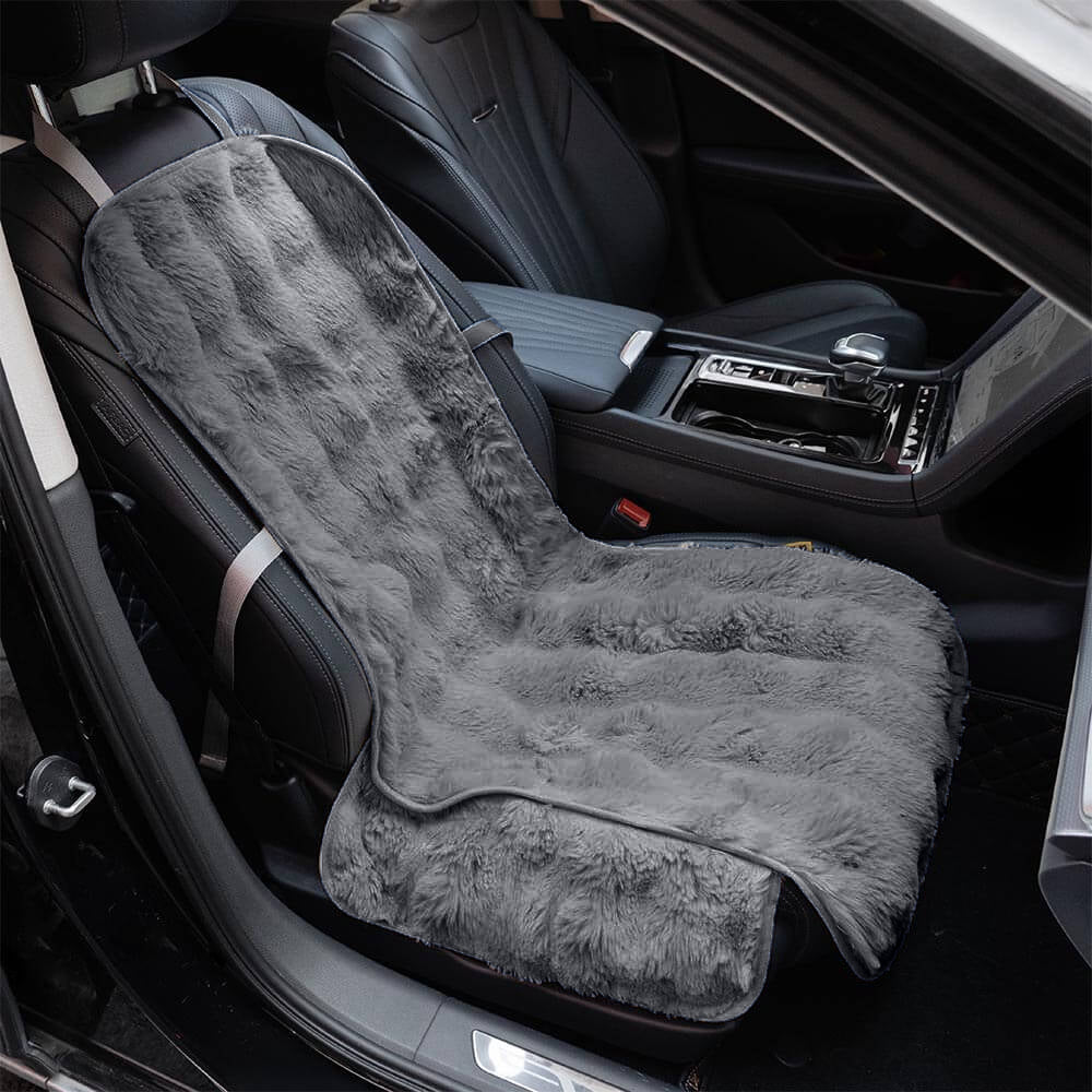 Plush Calming Car Seat Protector Cover
