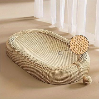 Sisal Cat Scratch with Integrated Litter Box