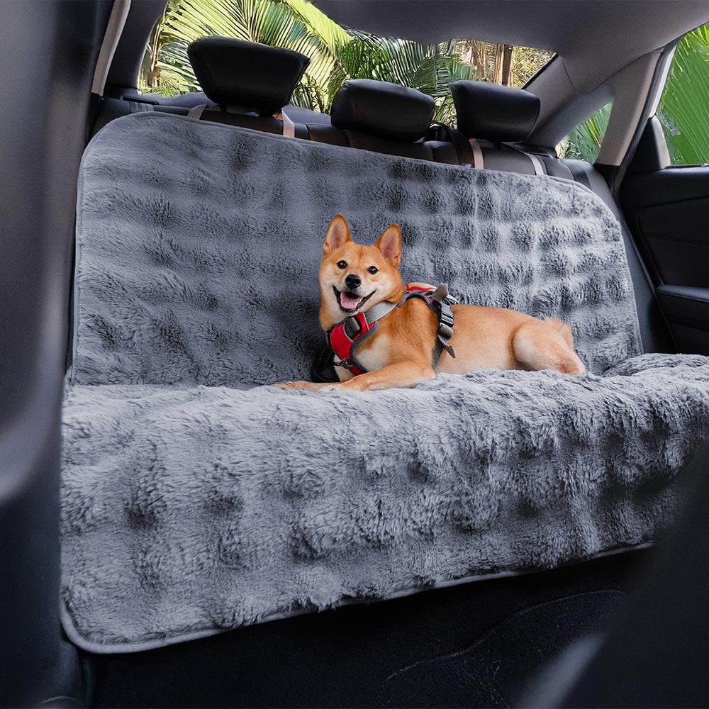 Plush Calming Car Seat Protector Cover