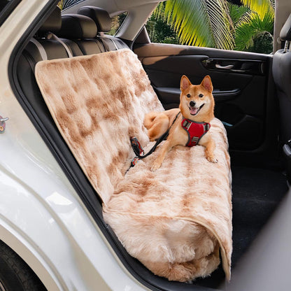 Plush Calming Car Seat Protector Cover