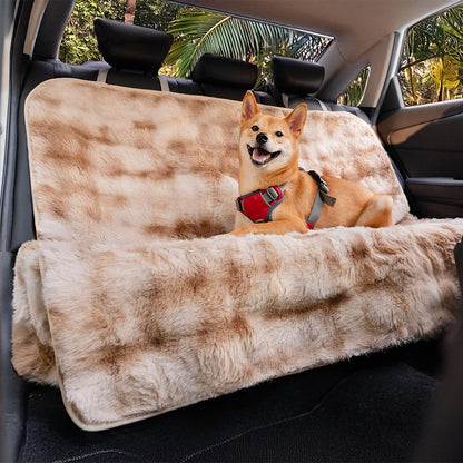 Plush Calming Car Seat Protector Cover