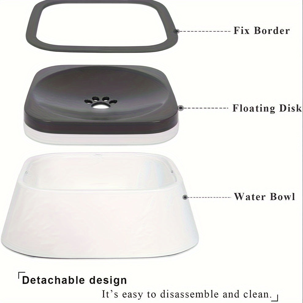 Spill-Proof & Floating Pet Water Bowl