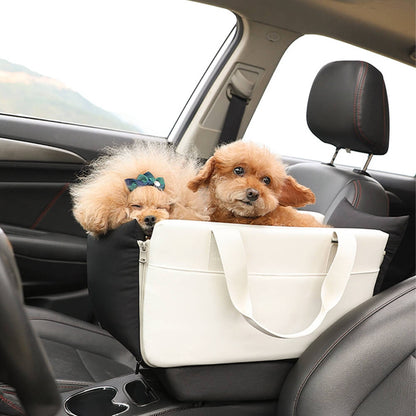 Waterproof Portable Car Console Pet Travel Carrier