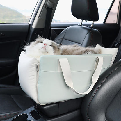 Waterproof Portable Car Console Pet Travel Carrier