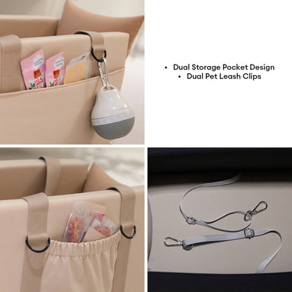 Waterproof Portable Car Console Pet Travel Carrier