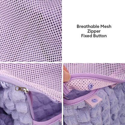 Pleaded Cozy Light Breathable Detachable Pet Carrier Bag