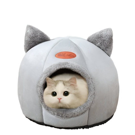 Cutesy Cat Ear Cave Bed