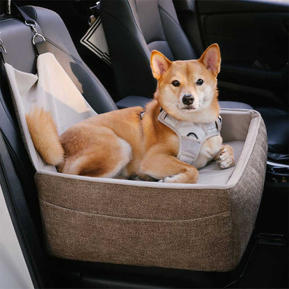 Safety Elevated Dog Car Seat Bed