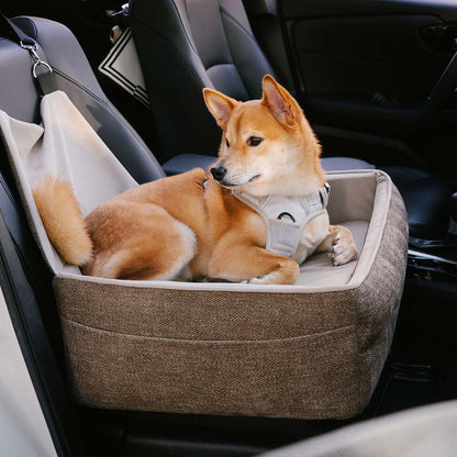 Safety Elevated Dog Car Seat Bed