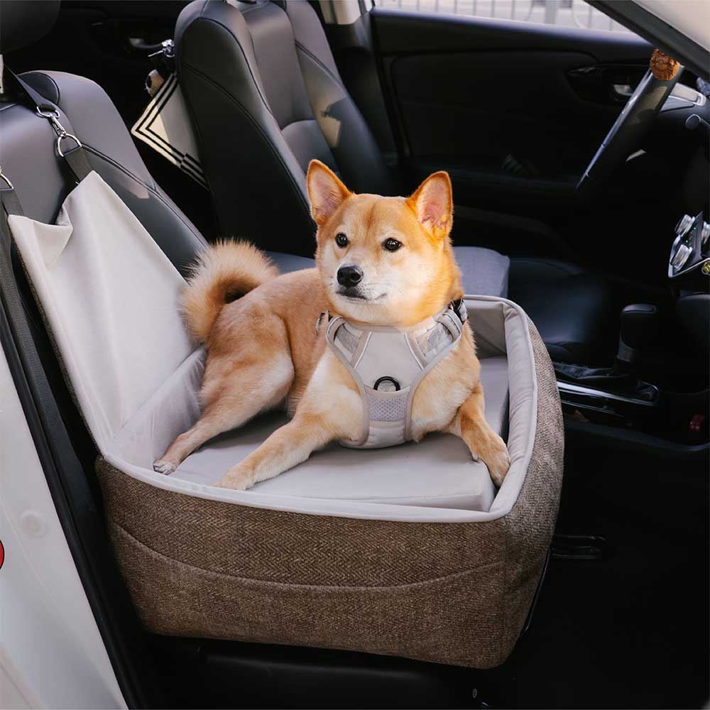 Safety Elevated Dog Car Seat Bed