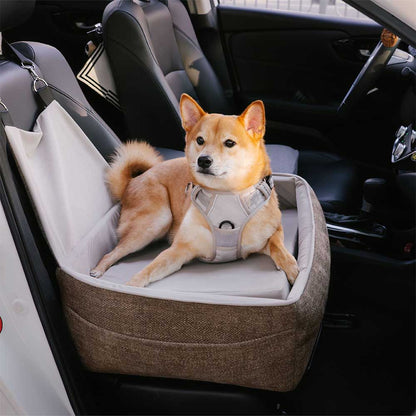 Safety Elevated Dog Car Seat Bed