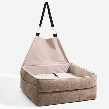 Safety Elevated Dog Car Seat Bed