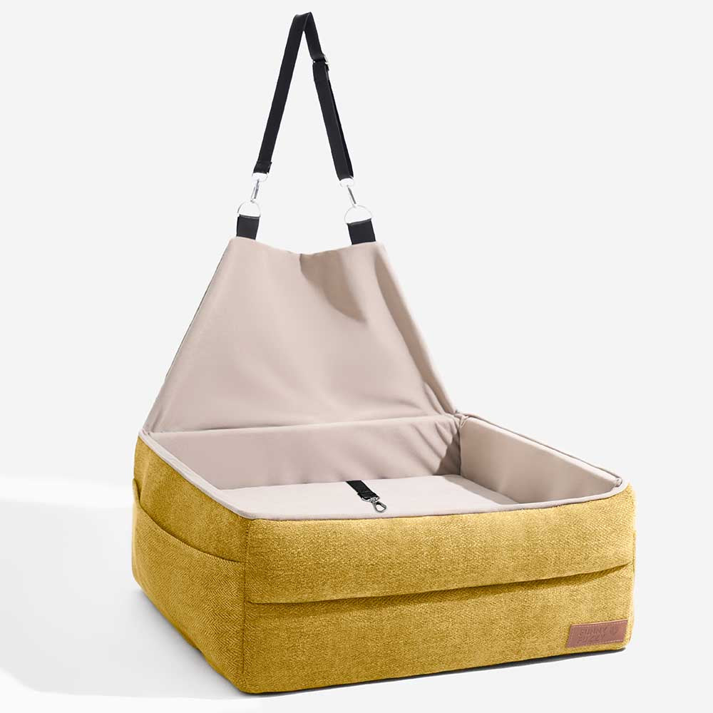 Safety Elevated Dog Car Seat Bed