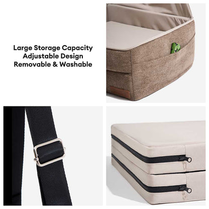 Safety Elevated Dog Car Seat Bed