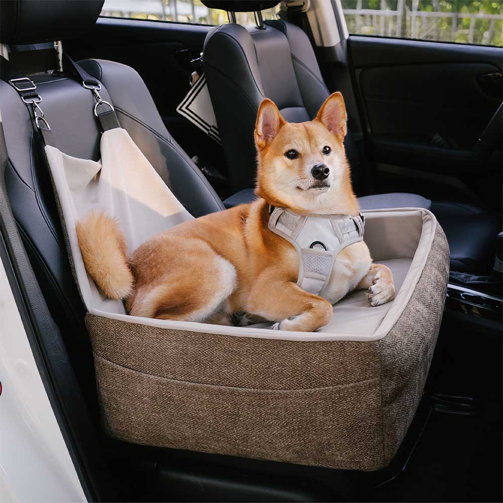 Safety Elevated Dog Car Seat Bed