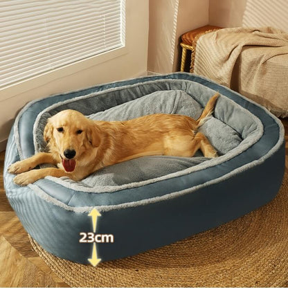 Large Cozy Deep Sleeping Dog Bed